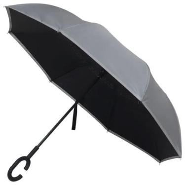 Imagem de Guarda Chuva Flip Fechamento Invertido Automático 1,20 Metros Leve Cab
