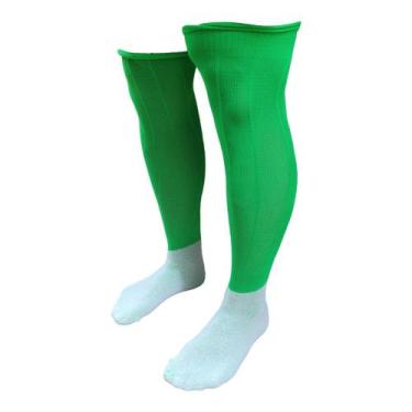 Imagem de Meião De Futebol Delfia Adulto Kit 40 Pares, Verde limão, Único, Homem