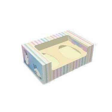 Imagem de Kit caixa ovo de colher pascoa practice c/ visor (2x50g) pascoa cute -