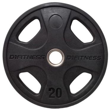 Imagem de Anilha Elite Emborrachada 4 Grips 20kg