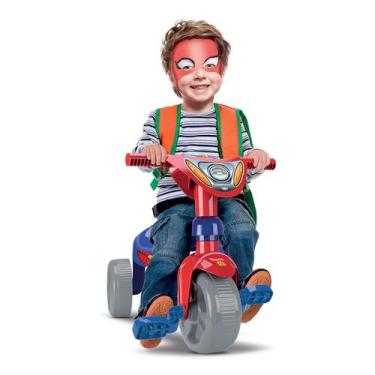Imagem de Triciclo Infantil Herói Homem Super Teia Aranha Até 25kg - Samba Toys
