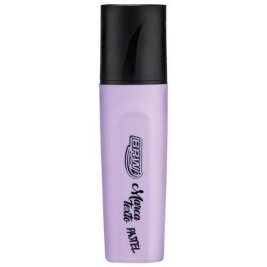 Imagem de Caneta Marca Texto Pastel  Cores Suaves Alta Qualidade - BRW -, Roxo P