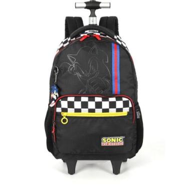 Imagem de Mochila com rodas sonic preto un - LUXCEL
