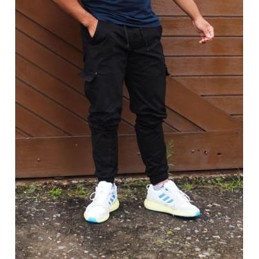 Imagem de Calça cargo jogger Premium elastano 6 bolsos - Excalibur clothing, Pre