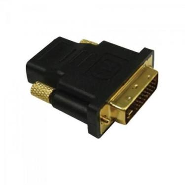 Imagem de Adaptador DVI Macho para HDMI Fêmea Genérico - STORM