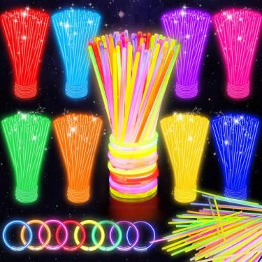 Imagem de Palitos luminosos SHQDD 100 unidades 20 cm para festa neon