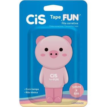 Imagem de CIS Fita Corretiva Tape Fun, Porco