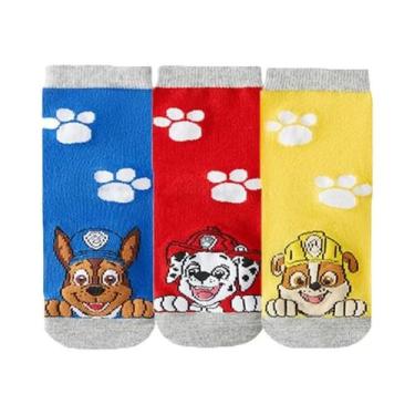 Imagem de Meias De Malha Paw Patrol Para Crianças, 3 Pares, Chase Marshall Rubbl