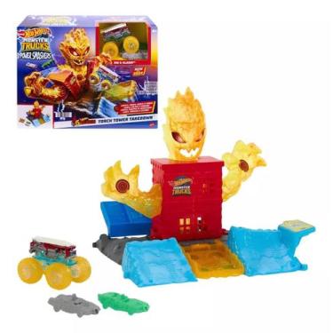 Imagem de Hot Wheels Arena Demolição Apaga Incêndio Mattel - Htp39