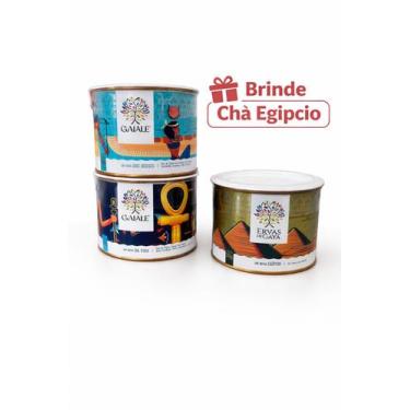 Imagem de Kit 2 chás 50g (da Vida/dos Deuses) Brinde: chá Egípcio 50g - Gaiale