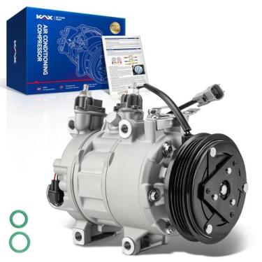 Imagem de Compressor de ar condicionado KAX para Focus 2014-2018 2.0L  4,25" (10
