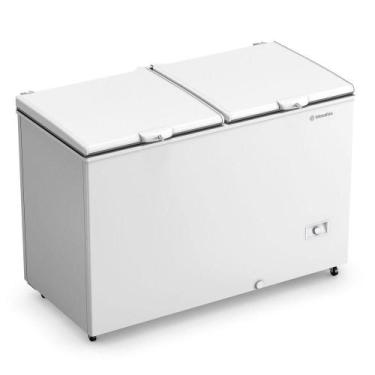 Imagem de Freezer Horizontal Dupla Ação 2 Tampas 417l Da420if Branco Metalfrio B