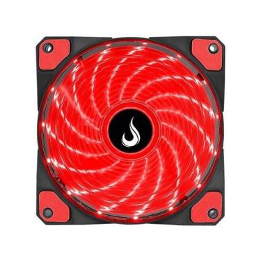 Imagem de Cooler Fan Rise Mode Wind W1 120mm Led Vermelho Preto - RM-WN-01-BR