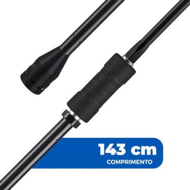 Imagem de Antena Aquário Viuva Negra Base Prolongada Bobina Central com Ganho 2 Dbi Frequência 23,5 a 32 Mhz Conector UHF Macho