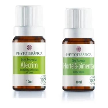 Imagem de Kit C/2 Óleo Essencial Alecrim e Hortelã Pimenta - Phytoterápica 10 ml