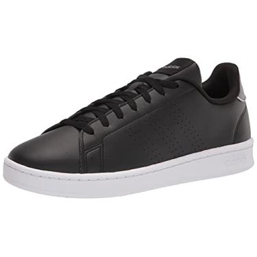 Imagem de adidas Tênis masculino Advantage, Preto/Preto/Cinza, 5.5