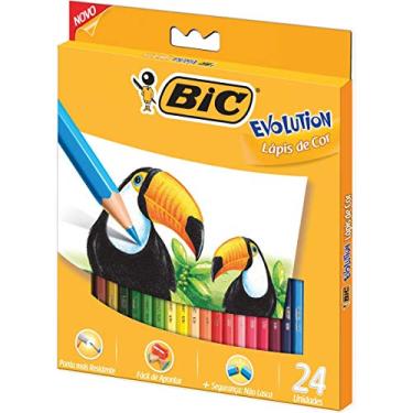Imagem de Lápis de Cor Sextavado, BIC 902638, Multicor, Pacote de 3