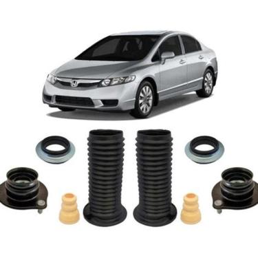 Imagem de 2 Kit Coxim Batente Amortecedor Dianteiro Civic 2007 2008 09