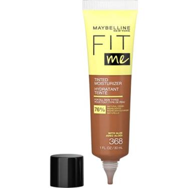 Imagem de Maybelline Fit Me Tinted Moisturizer, Fresh Feel, Natural Coverage, 12H Hydration, Evens Skin Tone, Conceals Imperfections, for All Skin Tones and Skin Types, 368, 1 fl. oz.