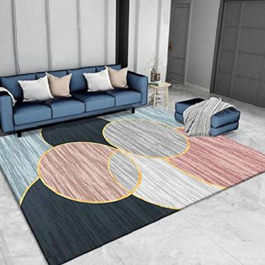 Imagem de Carpetes, decoração de interiores, tapetes de área grande para meninos e meninas, quarto de crianças, tapete de chão antiderrapante de fibra de poliéster, tapete de ioga, sofá de veludo de cristal sem pelos para sala de estar