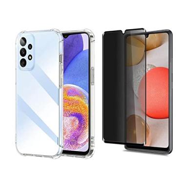 Imagem de Kit Capa Capinha Anti Impacto e Película Privacidade Para Galaxy A23