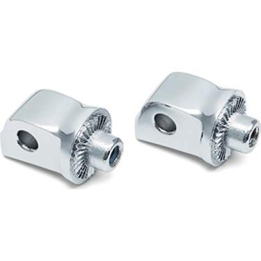 Imagem de Kuryakyn 8923 Adaptador de pino de montagem macho estriado para pés traseiros e pisos: motocicletas Harley-Davidson Softail 2018-19, cromado, 1 par