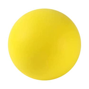 Imagem de Bola de espuma de alta densidade não revestida, bola silenciosa, macia e elástica, adequada para argola de basquete interno, globo ocular DIY, bola de fitness, jogo de esquiva,Yellow,No. 3