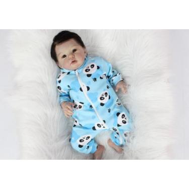 Imagem de Macacão Para Bebê Com Zíper Urso Azul - Magna Baby