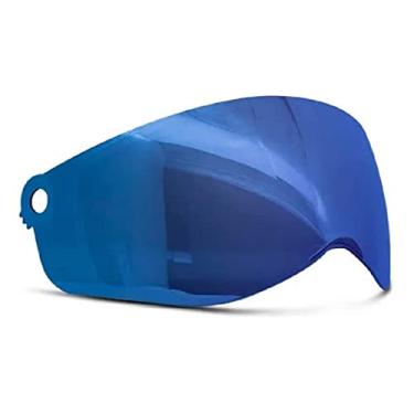 Imagem de Viseira Capacete Pro Tork Cross TH-1 Vision New Adventure Espelhada Azul Iridium