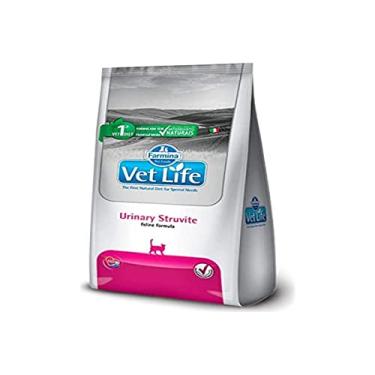 Imagem de Vet Life Ração Farmina Natural Urinary Struvite Para Gatos Adultos Com Distúrbios Urinários - 7 5Kg