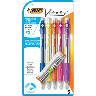 Imagem de BIC Velocity Original Mechanical Pencil, Medium Point (0.7mm), 5-Count