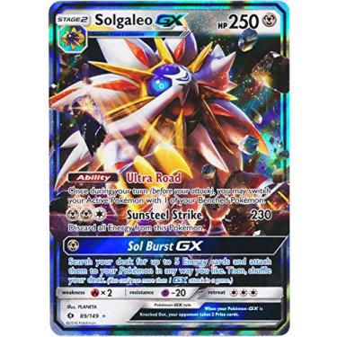 Imagem de Carta Pokemon - Solgaleo GX - 89/149 - Sol e Lua - Idioma Português
