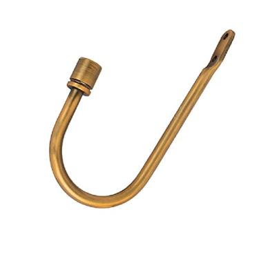 Imagem de 1 peça Cortina de Metal Amarração Traseira Gancho de Parede em Forma de U Suportes de Parede Prata Ouro Preto Com 2 Parafusos Cortina Pendurada, E, 1 Peça