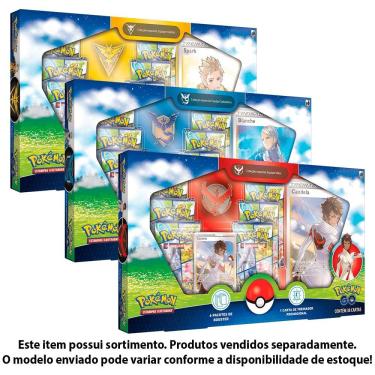 Jogo Carta Pokemon - GO Blister Triplo 19 cartas Niantic Copag