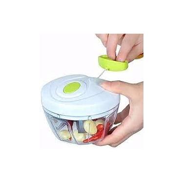 Imagem de Mini Processador Alimentos Manual Triturador Cortador Mixer