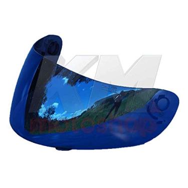 Imagem de Viseira Azul Iridium Compativel Ls2 FF 350-360 Concepts Norisk FF 311 Texx Silver Eagle Rage Fire Shad Ad 204 Nitro N400 N150 Polivisor