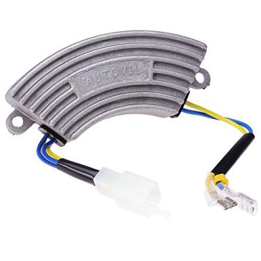 Imagem de QKPARTS 3500 Watt Gerador AVR Regulador de Tensão Automático Retificador 3,5 KW AVR Meia Lua