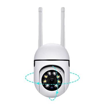 Imagem de Câmera Wi-Fi Interna,Suporte sem fio para câmera interna Detecção humana - Visão noturna colorida da câmera com zoom, câmera WiFi HD 2.4 + 5G Wifi 4X, áudio bidirecional, câmera CCTV Aocate