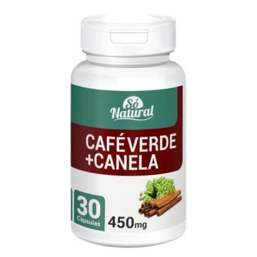 Imagem de Café Verde com Canela 450 mg 30 Cápsulas Só Natural