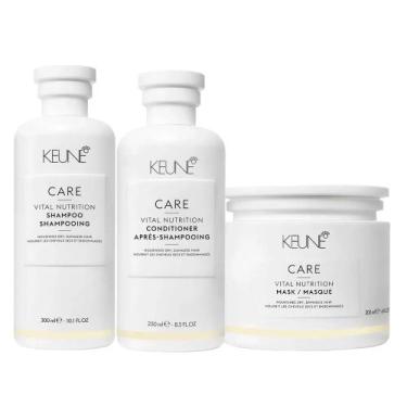 Imagem de Kit Shampoo + Condicionador + Máscara Keune Care Vital Nutrition
