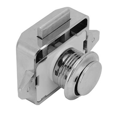 Imagem de Botão de Armário, 3 Peças de Botão de Pressão de Barco de Carro Travas de Gaveta de Armário Com Trava Segura, Liga de Alumínio e Plástico, Ferragens de Armário