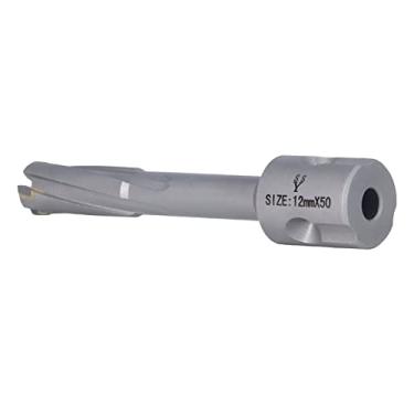 Imagem de Broca Com Núcleo Oco Largo Uso 50mm Profundidade Anel de Alta Eficiência Broca de Parede Fina 40CR Carboneto para Aço Inoxidável (12 mm)