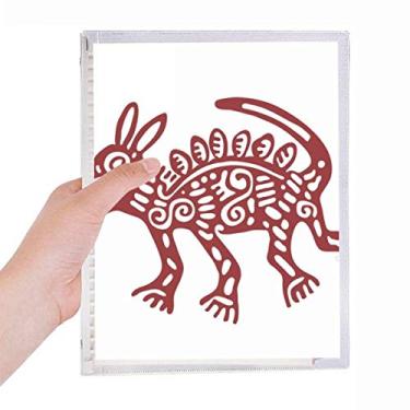 Imagem de Totems do México Caderno de Civilização Antiga com Folhas Soltas Recarregáveis Diário de Papelaria