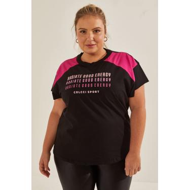 Imagem de Camiseta,Casual,Colcci Sport,feminino,Preto,M
