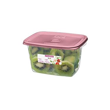 Imagem de (FORA DE LINHA) POTE RETANG PLÁSTICO 580ML MISTO SANREMO Cód. 5918