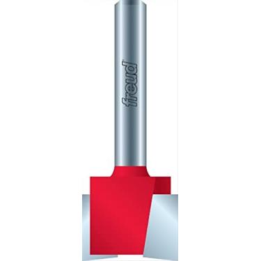Imagem de Freud 16 – 094 7/32 polegadas Diâmetro por 1/2 polegada Cicatriz Mortising Bit com haste de 1/2 polegada, 16-524, Fresa com rolamento superior de 3,15 cm x 1,58 cm (1-1/4” x 5/8”), eixo de 0,63 cm (0,25”)