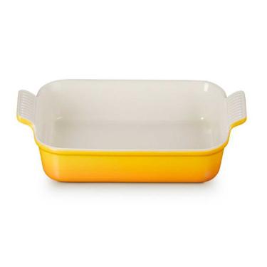 Imagem de Travessa Retangular Heritage 26 cm Amarelo Nectar Le Creuset