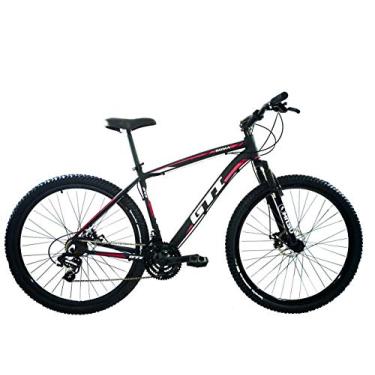 Imagem de Bicicleta Aro 29 GTI Roma 21v Freio a Disco Preto Vermelho 19