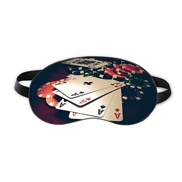Imagem de Card Poker Chips Gambling Photo Sleep Eye Shield Soft Night Vlindfold Shade Cover