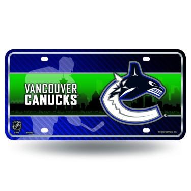 Imagem de Placa de licença de metal NHL Vancouver Canucks